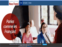 Tablet Screenshot of academiedefrancaisneusfransi.com